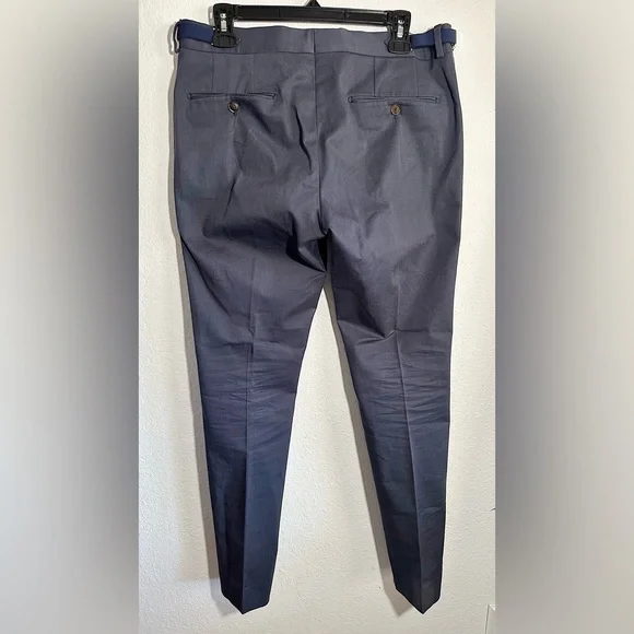 Gucci Men's Navy Blue Cotton Stretch Dress Pant Trouser Size 48 333529 Z43684 Gucci Men's Navy Blue Cotton Stretch Dress Pant Trouser Size 48 333529 Z43684